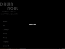 Tablet Screenshot of dawn-noel.com